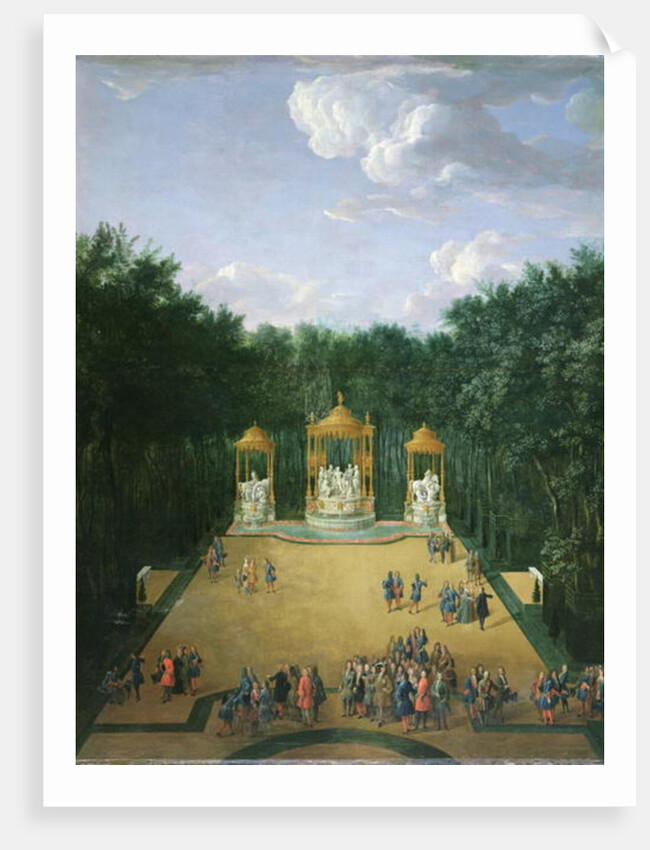 The Groves of the Baths of Apollo in the Gardens of Versailles, 1713 by Pierre-Denis Martin