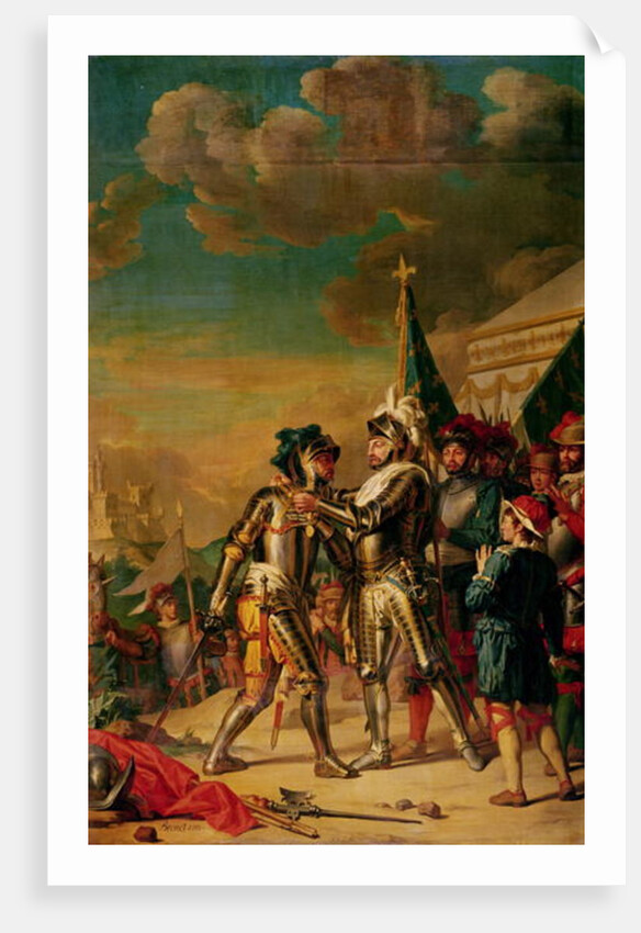 Henri II Giving the Chain of the Order of Saint-Michel to Gaspard de Saulx Count of Tavannes by Nicolas Guy Brenet