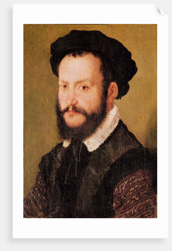 Portrait of a Man with Brown Hair, c.1560 by Corneille de Lyon