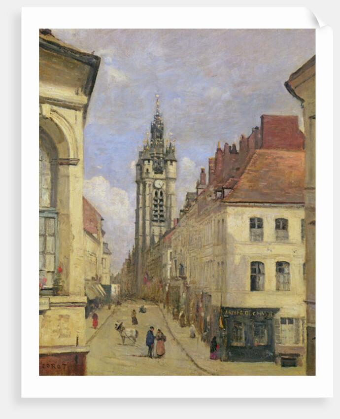 The Belfry of Douai, 1871 by Jean Baptiste Camille Corot