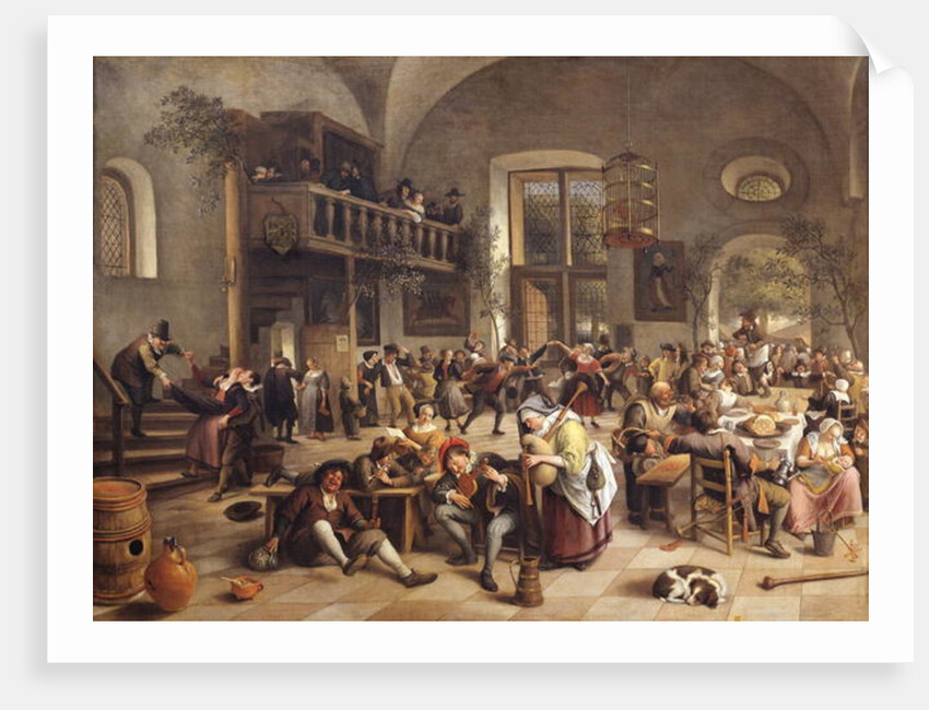 Feast in an Inn by Jan Havicksz. Steen
