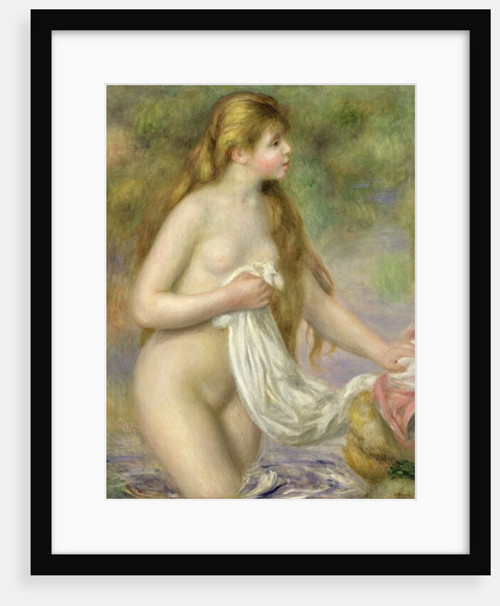 Bather with Long Hair, c.1895 by Pierre Auguste Renoir