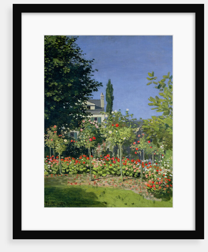 Flowering Garden at Sainte-Adresse, c.1866 by Claude Monet