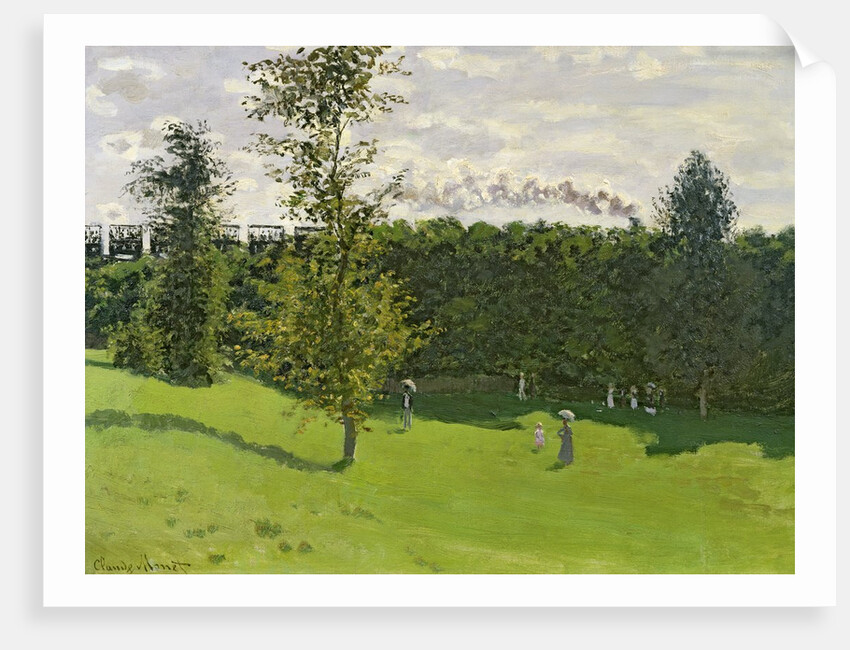 The Train in the Country by Claude Monet