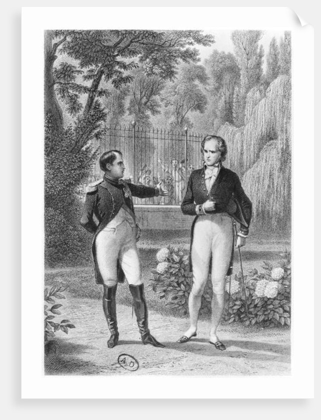 Meeting Between Napoleon I and Benjamin Constant de Rebecque from 'Memoires d'Outre-Tombe' by Francois Rene Viscount of Chateaubriand by Felix Philippoteaux