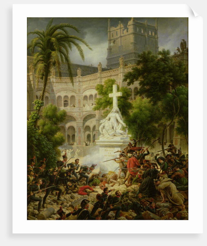 Assault on the Monastery of San Engracio in Zaragoza, 8th February 1809, 1827 by Louis Lejeune