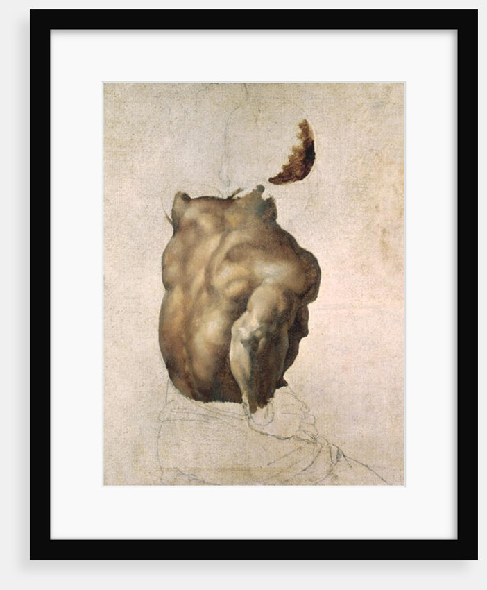 Study of a Torso for The Raft of the Medusa, 1818 by Theodore Gericault