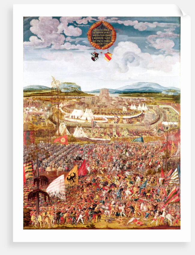 Alesia Besieged by Julius Caesar by Melchior Feselen