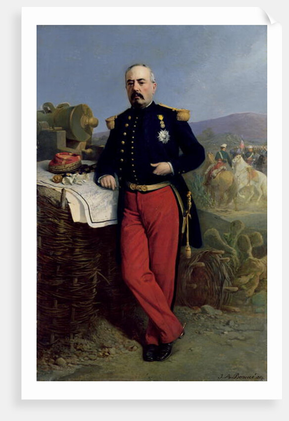 Achille Bazaine 1867 by Jean Adolphe Beauce