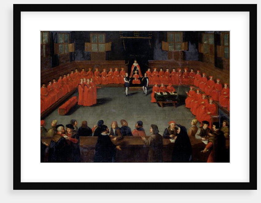 The Council of Malines by Flemish School
