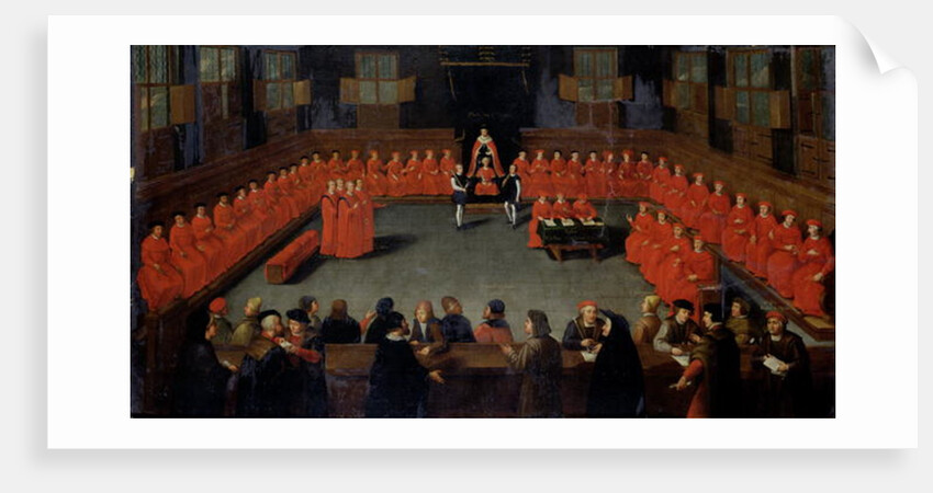 The Council of Malines by Flemish School