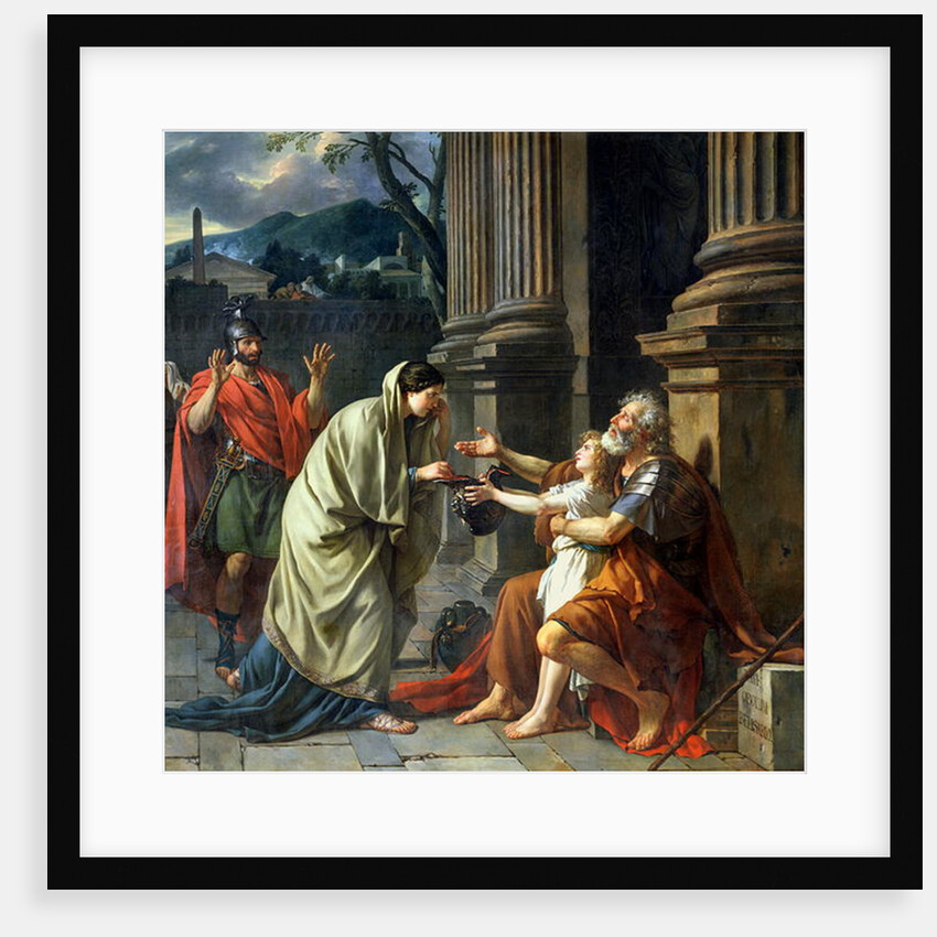 Belisarius Begging for Alms, 1781 by Jacques Louis David