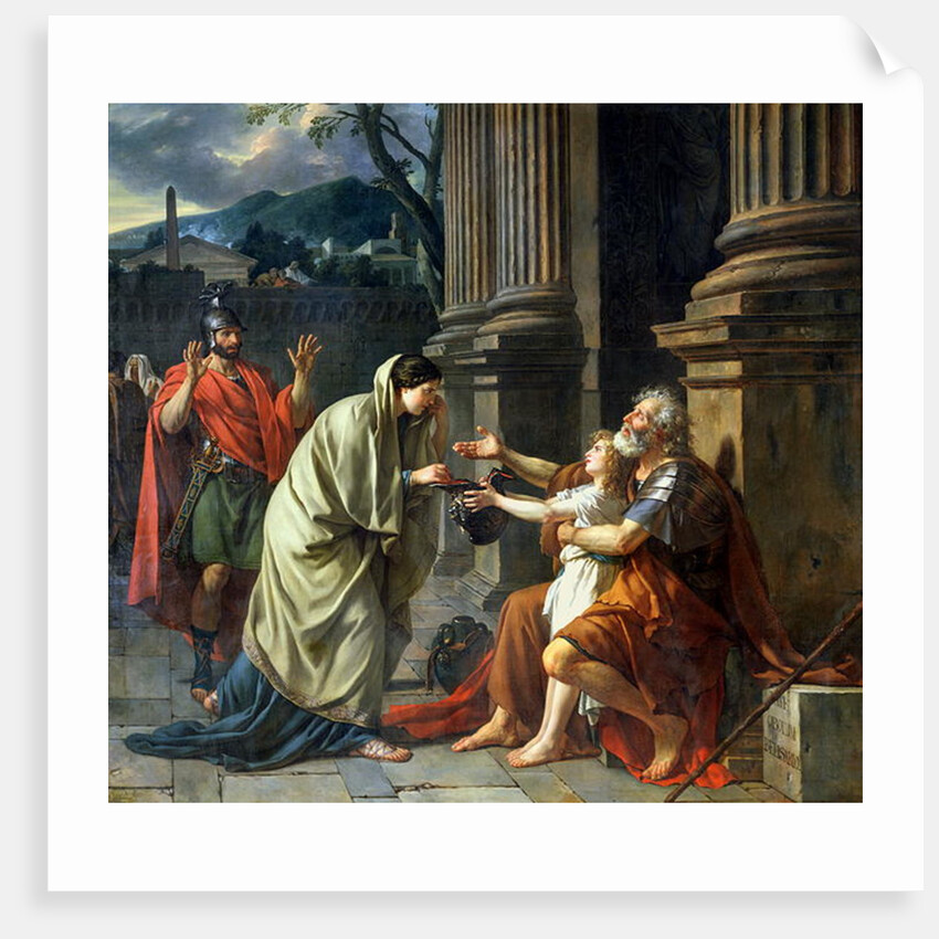 Belisarius Begging for Alms, 1781 by Jacques Louis David