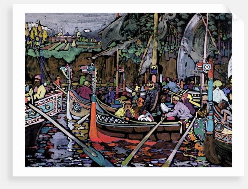 Song of the Volga, 1906 by Wassily Kandinsky