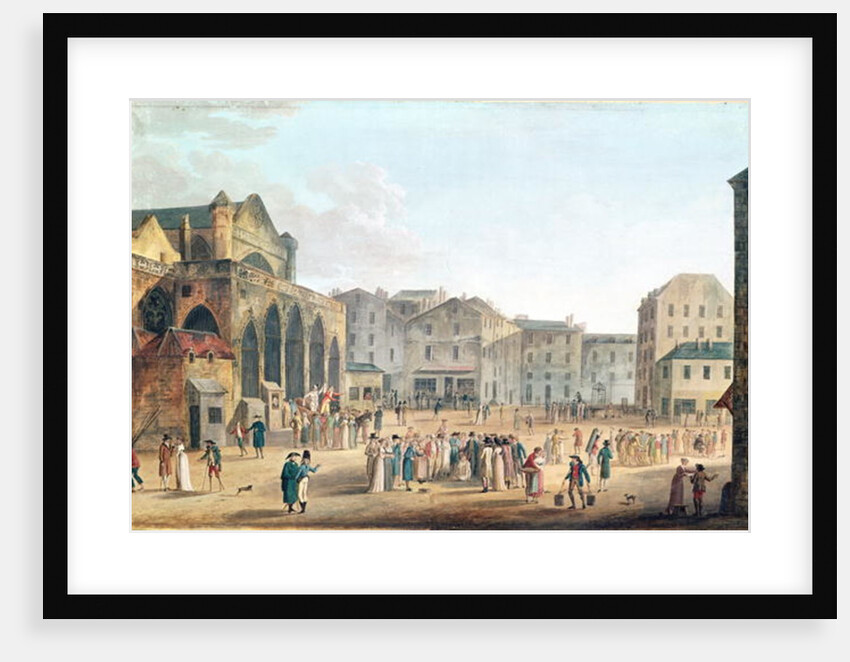 View of Saint-Germain-l'Auxerrois, c.1802 by Thomas Naudet