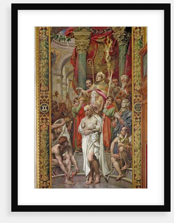 The Baptism of Clovis I in 496 BC by Joseph Paul Blanc