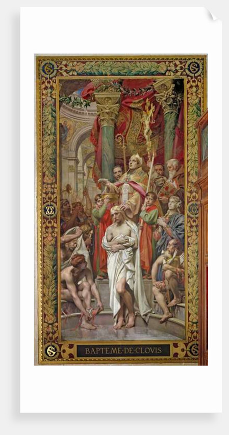 The Baptism of Clovis I in 496 BC by Joseph Paul Blanc