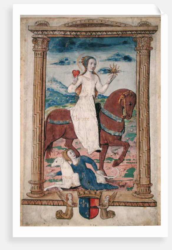 CL 22718 C Charity Against Envy by French School