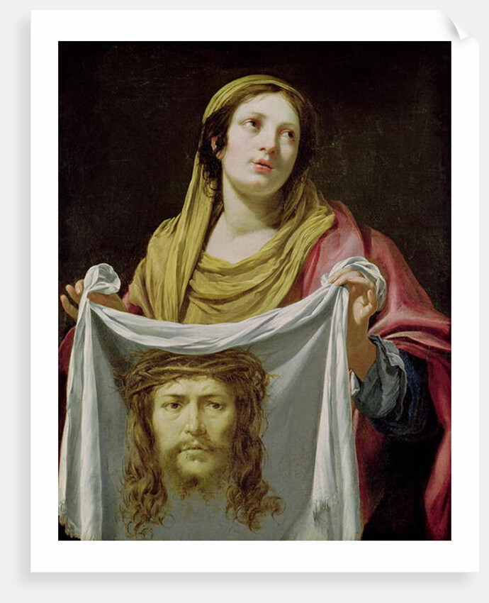 St. Veronica Holding the Holy Shroud, 17th century by Simon Vouet
