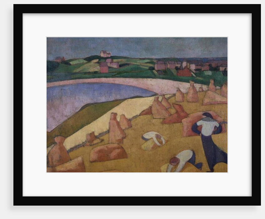 Harvest Time by the Sea, 1891 by Emile Bernard
