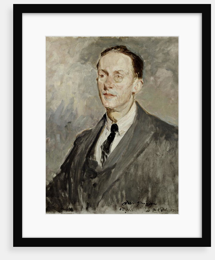 Portrait of Jean Giraudoux 1924 by Jacques-Emile Blanche