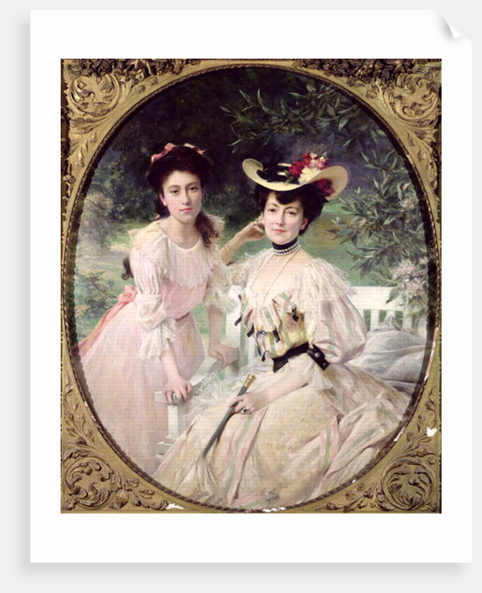 Madame Collas and her Daughter, Giselle, 1903 by Theobald Chartran