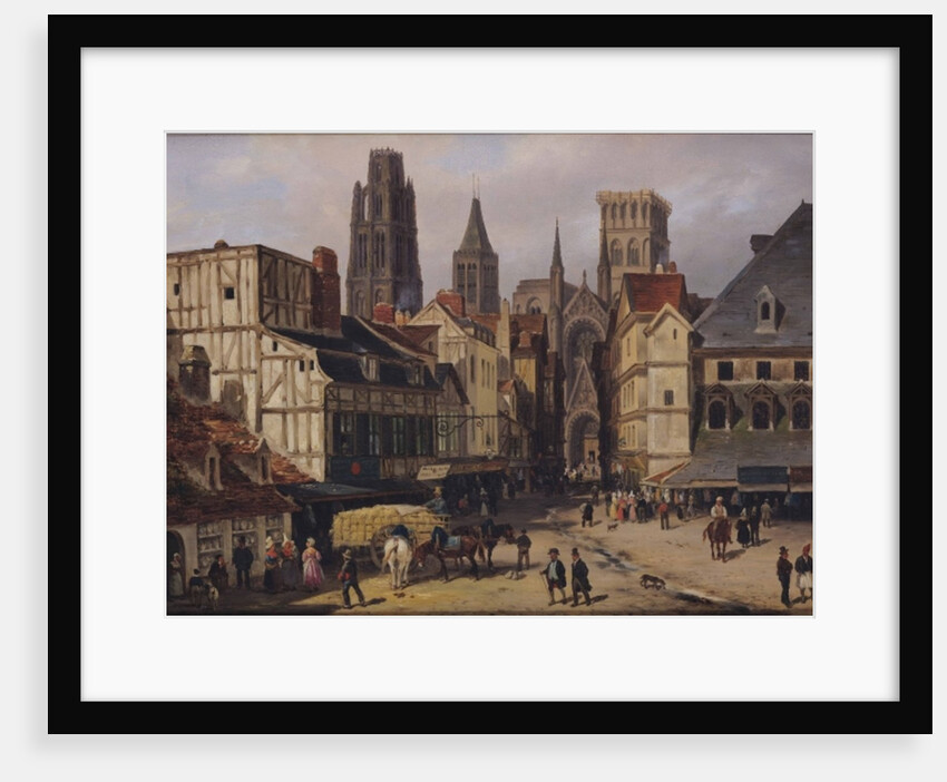 Place de la Haute-Vieille-Tour, Rouen by Giuseppe Canella
