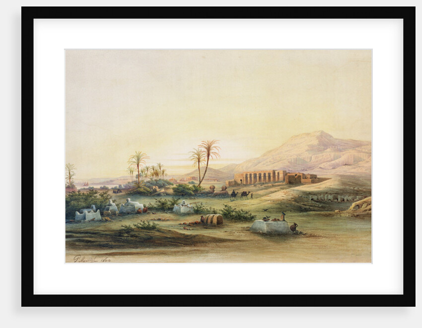 Valley of the Nile with the Ruins of the Temple of Seti I, 1844 by Prosper Georges Antoine Marilhat