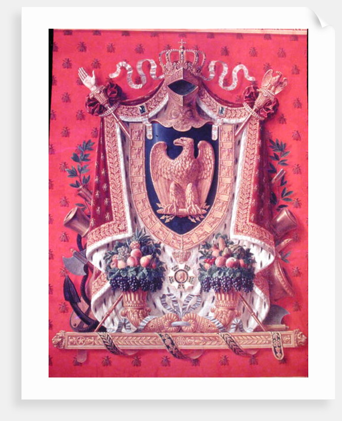Coat of Arms of the French Empire, design for a tapestry, 1808 by Louis (after) Saint-Ange-Desmaisons