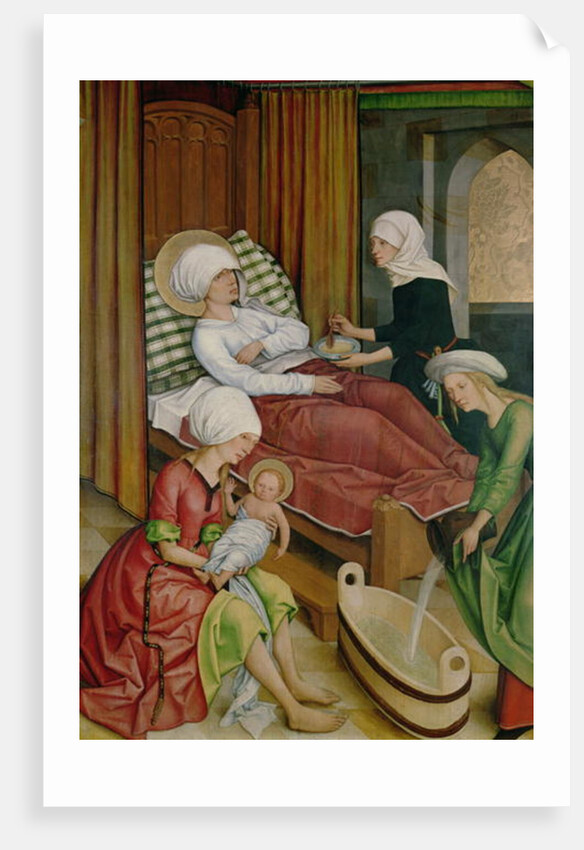 The Birth of the Virgin, c.1500 by Master of the Pfullendorf Altar