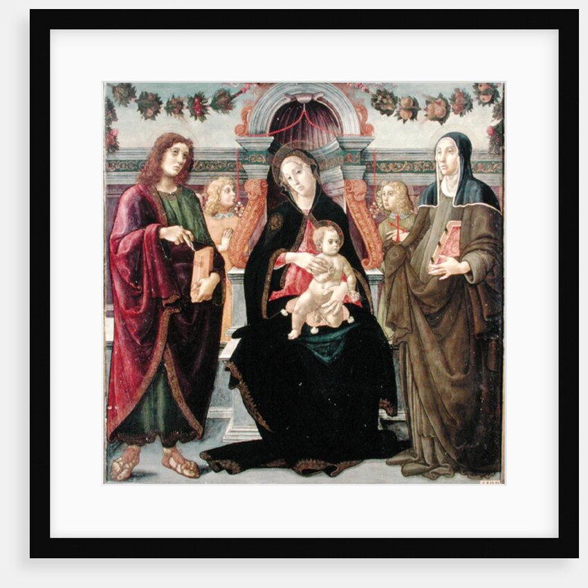 Virgin and Child with Two Saints by Luca Signorelli