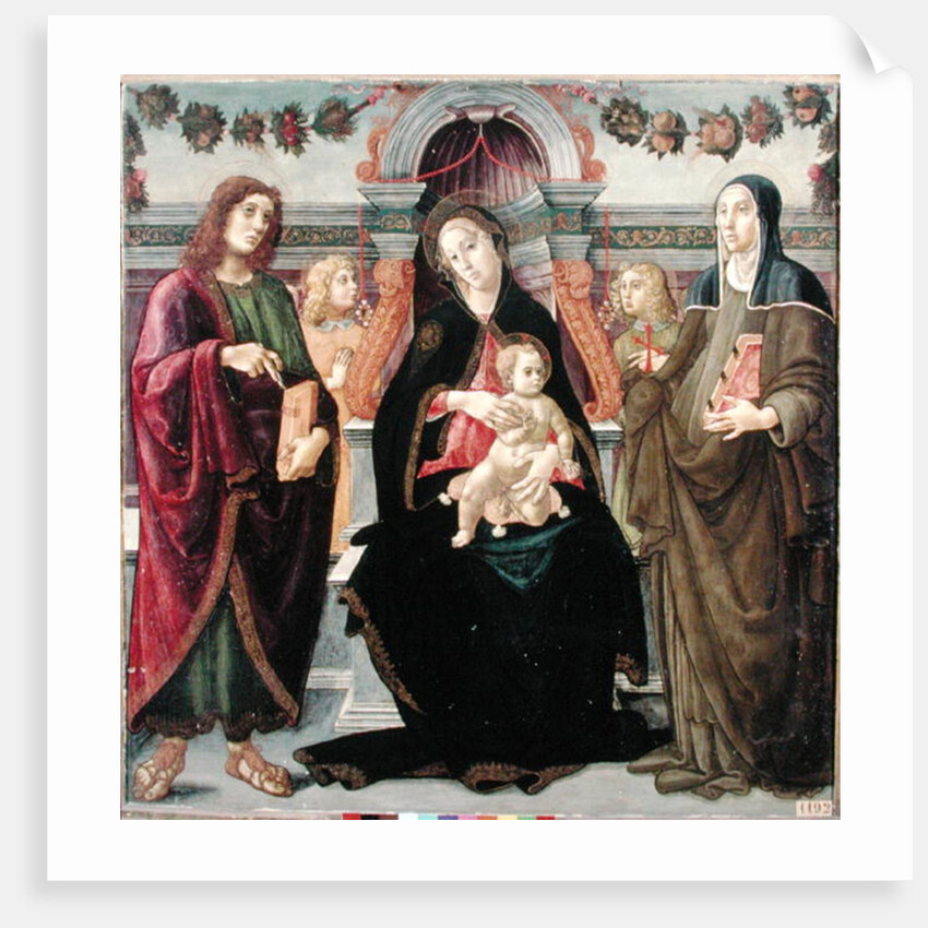 Virgin and Child with Two Saints by Luca Signorelli