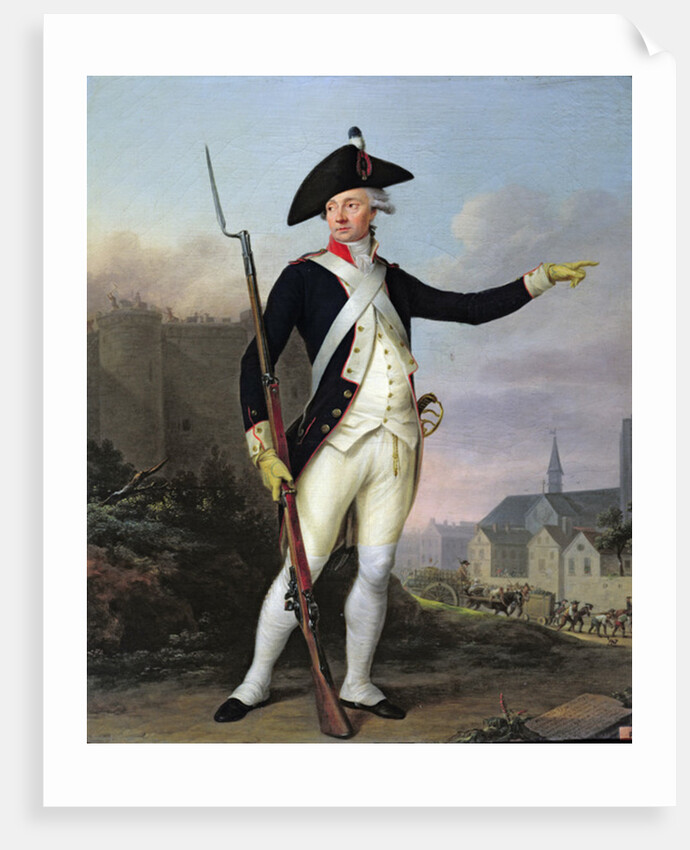Citizen Nau-Deville in the Uniform of the National Guard, 15th July 1789, 1790 by Jean Francois Marie Bellier