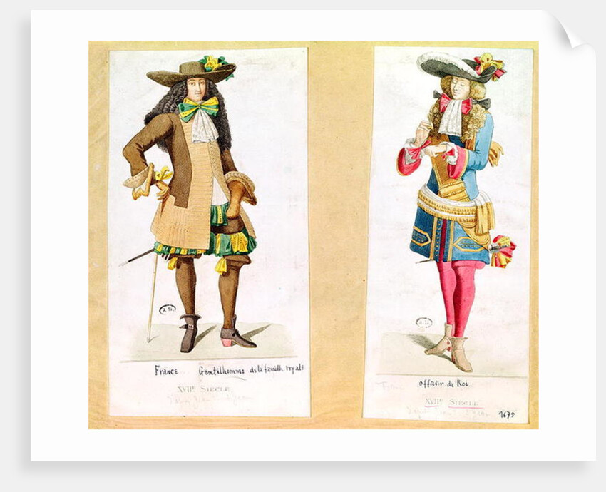 Gentleman of the Royal Family and an Officer of the King by Jean Dieu de Saint-Jean