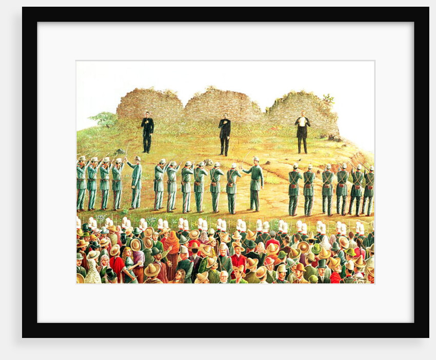 The Execution of Maximilian I by Mexican School