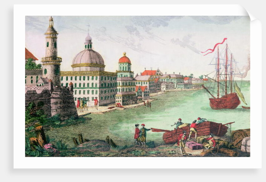 View of Quebec by Franz Xavier Habermann