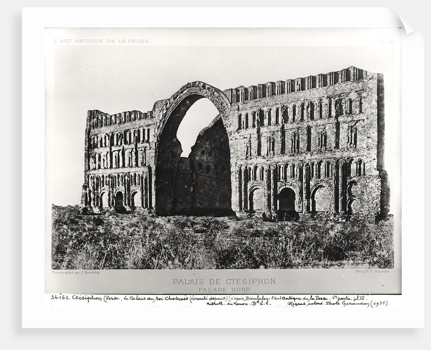 The Palace of Ctesiphon by Jeanne Dieulafoy