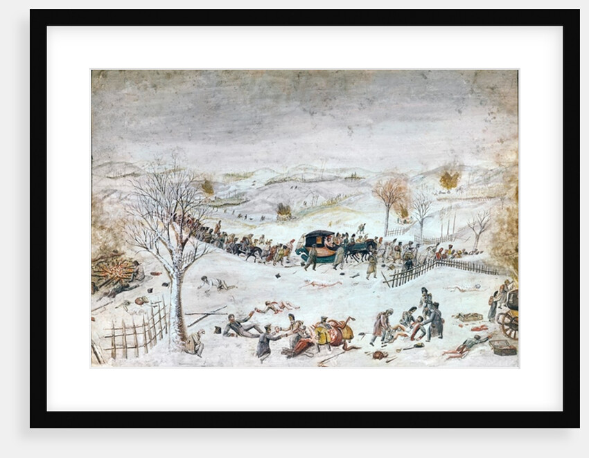 Retreat from Russia by French School