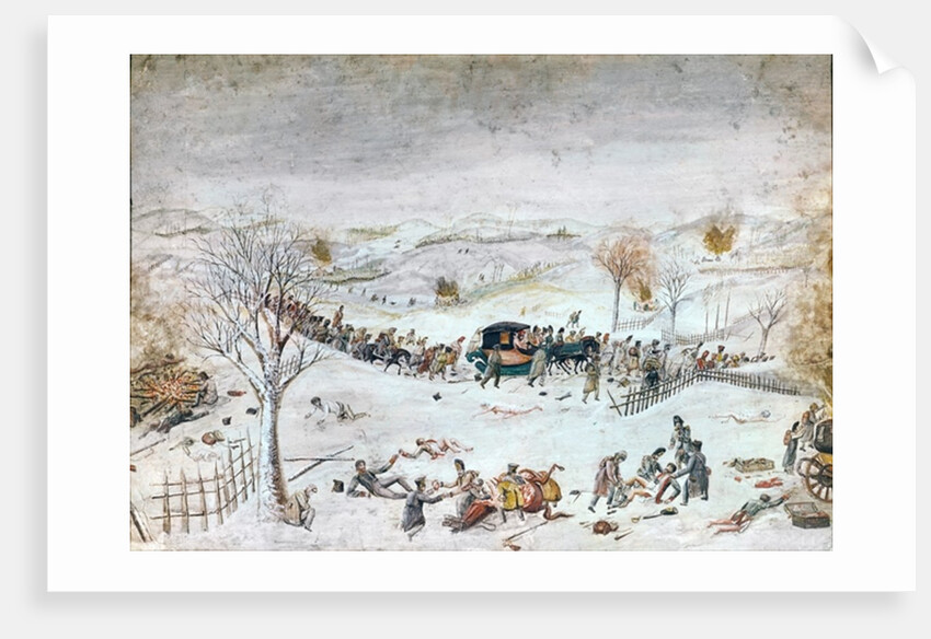 Retreat from Russia by French School