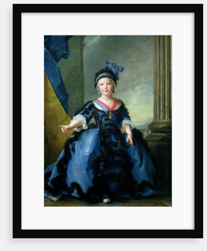 Louis-Joseph-Xavier de France Duke of Burgundy, 1754 by Jean-Marc Nattier