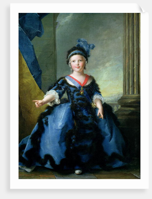 Louis-Joseph-Xavier de France Duke of Burgundy, 1754 by Jean-Marc Nattier