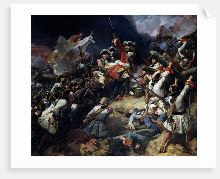Battle of Denain, 24th July 1712, 1839 by Jean Alaux