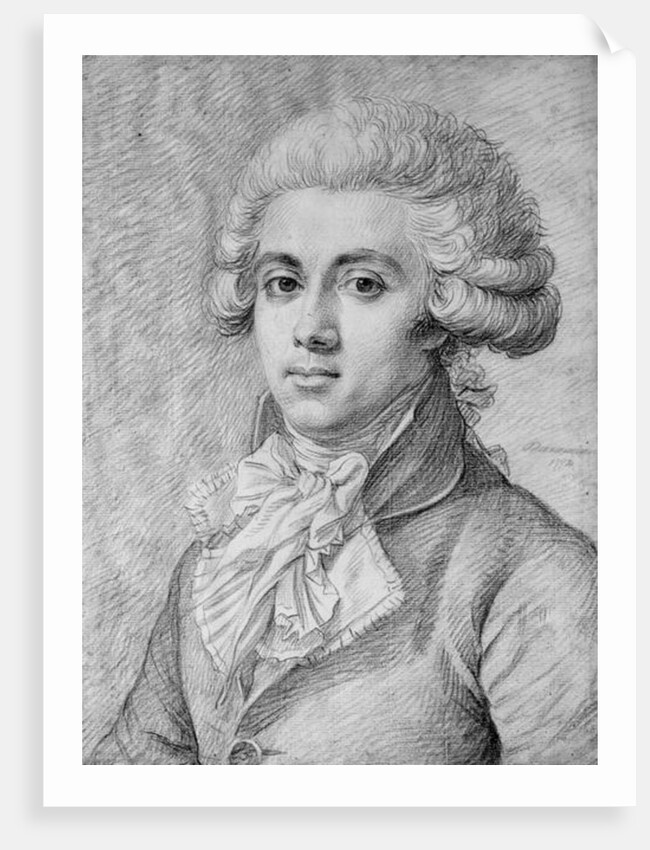 Pierre-Victurnien Vergniaud 1792 by Louis Jean Jacques Durameau