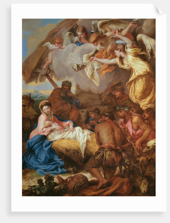 Adoration of the Shepherds c. 1659 by Giovanni Benedetto Castiglione