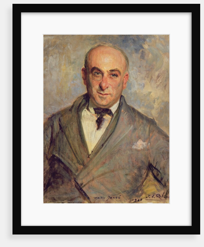 Portrait of Max Jacob 1921 by Jacques-Emile Blanche