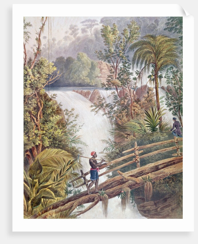 Itamaraty Waterfall in the Serra da Estrela by William Gore Ouseley