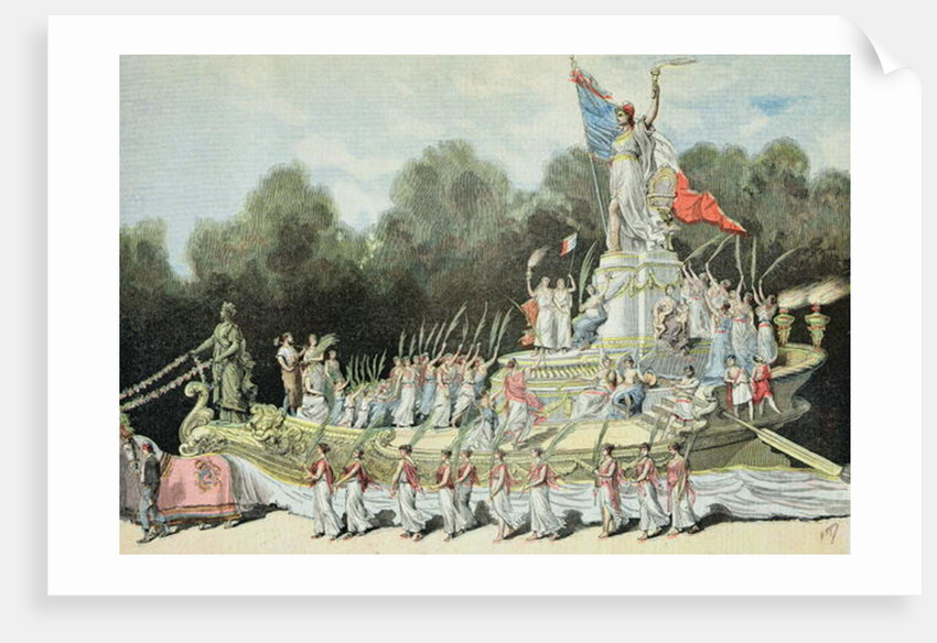 Chariot of the Triumph of the Republic at the National Festival, 22nd September 1892 by Henri Meyer