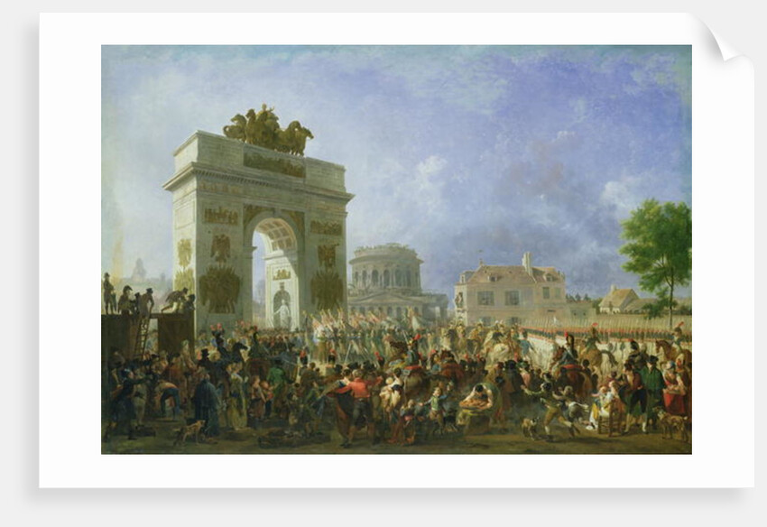 Entry of the Imperial Guard into Paris at the Barriere de Pantin, 25th November 1807, 1810 by Nicolas Antoine Taunay