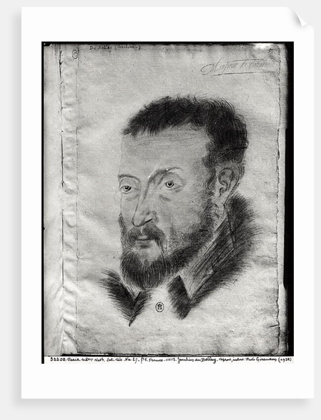 NA fol.5 Joachim du Bellay by French School