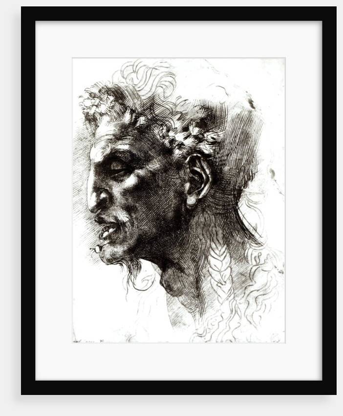 Head of a Satyr by Michelangelo Buonarroti